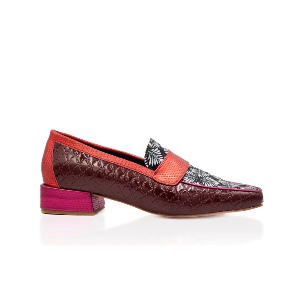 Altura Seite Loafer Moccasin Shoes Women Size 27 / 10 Fiorella Red